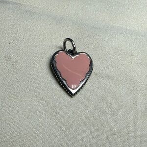 James Avery Enamel Heart Charm Pink